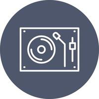 Turntable Vector Icon