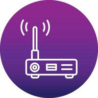 Wireless Router Vector Icon