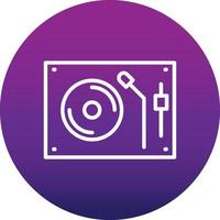 Turntable Vector Icon