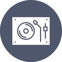 icono de vector de tocadiscos