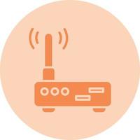 Wireless Router Vector Icon