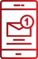 Incoming Message Vector Icon