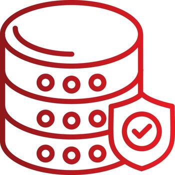 icono de vector de base de datos