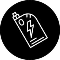 icono de vector de cigarrillo electrónico