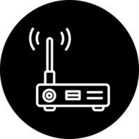 Wireless Router Vector Icon