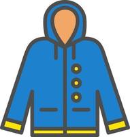 Raincoat Vector Icon