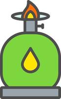 Camping Gas Vector Icon