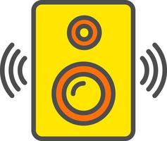 icono de vector de altavoces