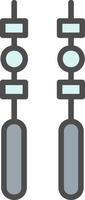Skewers Vector Icon