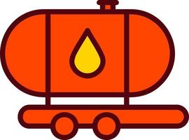 icono de vector de tanque de aceite