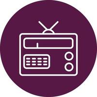 Radio Vector Icon