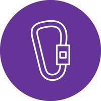 Carabiner Vector Icon