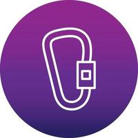 Carabiner Vector Icon