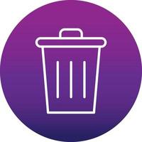 Trash Can Vector Icon