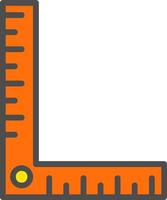 Angle Ruler Vector Icon