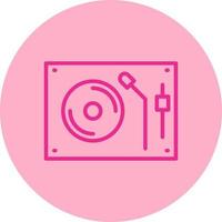 Turntable Vector Icon