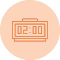 Digital Clock Vector Icon