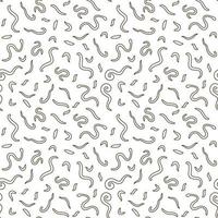 Helminths vector concept minimal linear Seamless Pattern