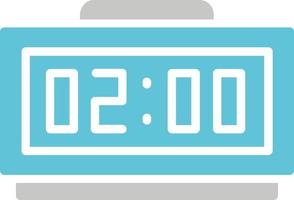 Digital Clock Vector Icon