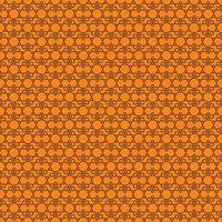 Molecular Structure vector yellow Chemical linear Seamless Pattern