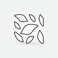 Trematoda vector Flukes concept icon in thin line style