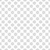 Hexagonal Chemical Formula vector outline Geometric Seamless Pattern