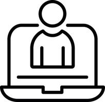 Virtual Assistant Vector Icon Design