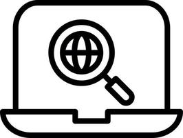 Internet Research Vector Icon Design