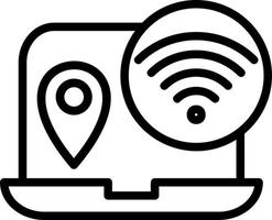 Digital Nomad Hub Vector Icon Design