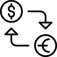 Currency Exchange Vector Icon Design