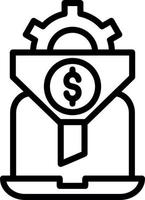 Conversion Rate Optimizer Vector Icon Design