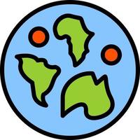 World Map Vector Icon Design
