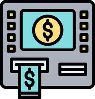 Atm Fees Vector Icon Design