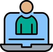 Virtual Assistant Vector Icon Design