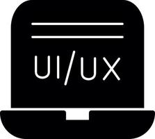 diseño de icono de vector de diseñador de ui ux