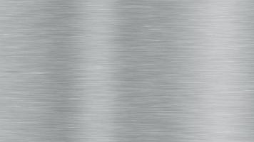 aluminium skinande polerad sömlös ark texturer slinga. rostfri borstat metall bakgrund material. horisontell längs riktning. video