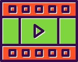 Video Editor Vector Icon Design
