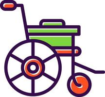 Wheelchair Vector Icon Design