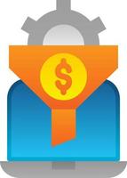 Conversion Rate Optimizer Vector Icon Design