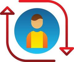 Customer Retention Vector Icon Design