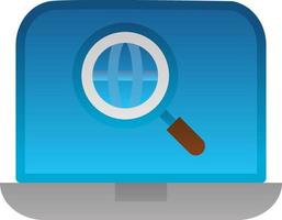 Internet Research Vector Icon Design