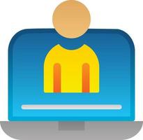 Virtual Assistant Vector Icon Design