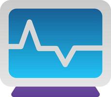 Heart Monitoring Vector Icon Design