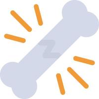 Broken Bone Vector Icon Design