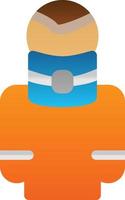 Broken Neck Vector Icon Design