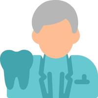 Male Dentist Vector Icon Design