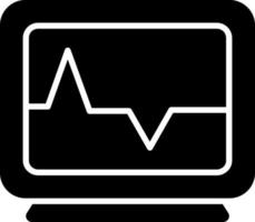 Heart Monitoring Vector Icon Design