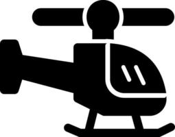 Helicopter Vector Icon Design