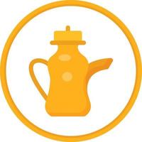 Arabic Teapot Vector Icon Design