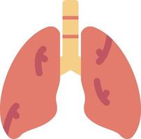 diseño de icono de vector de pulmones